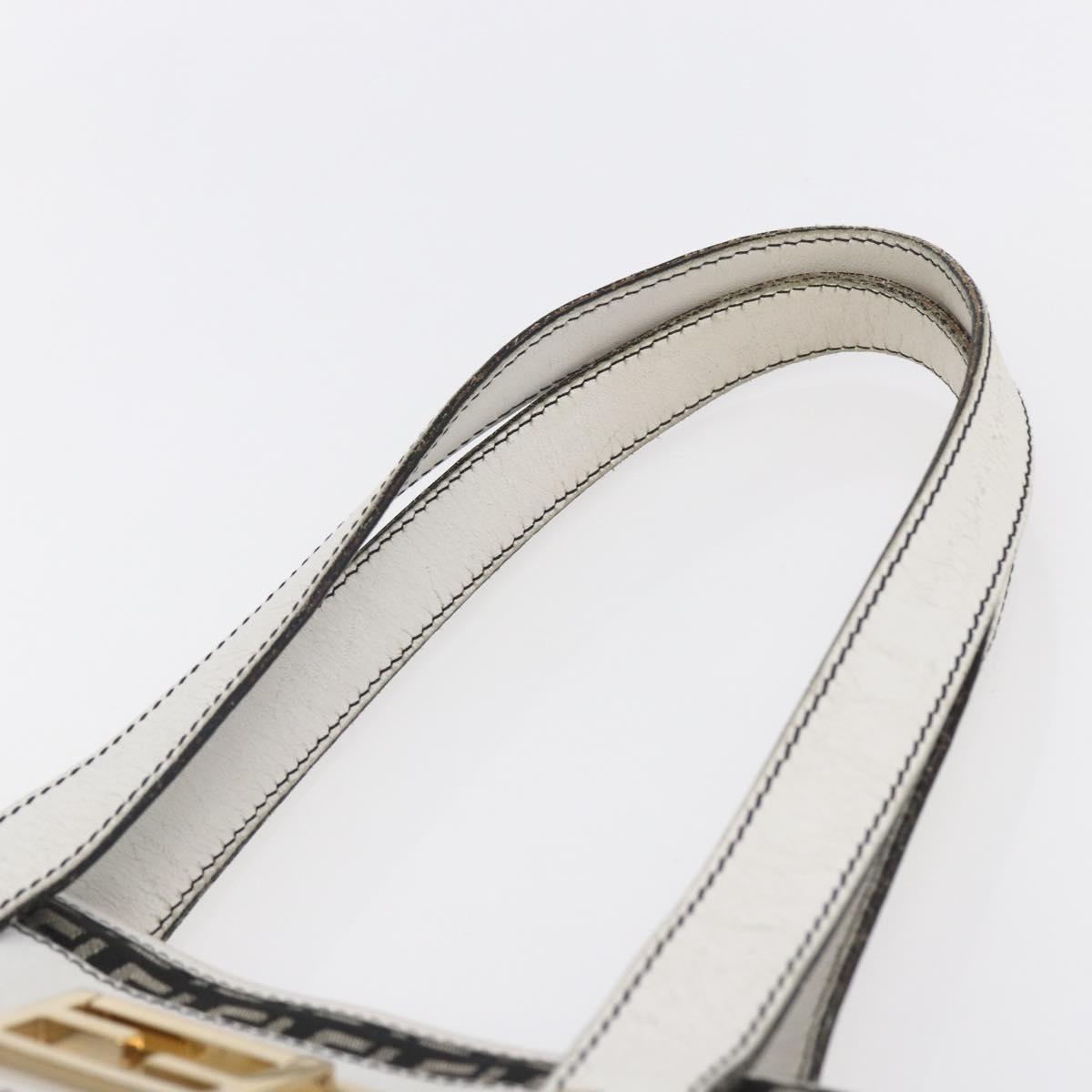 FENDI Zucchino Canvas Tote Bag Black Auth ep12149