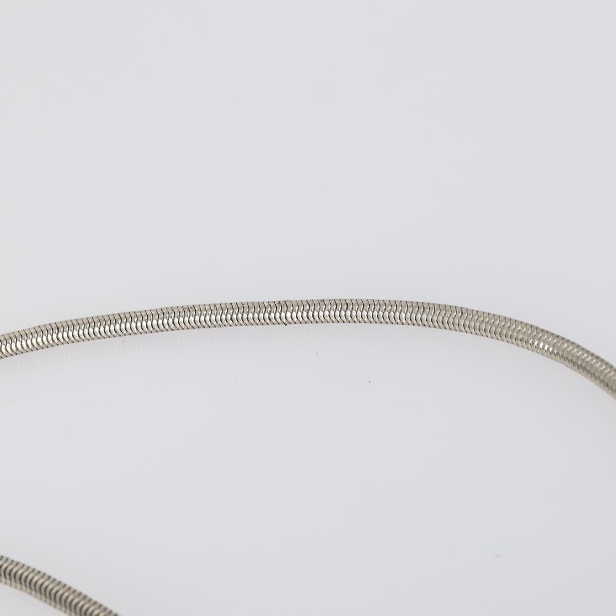 GUCCI Chain Shoulder Bag Suede Black Silver Auth ep12154