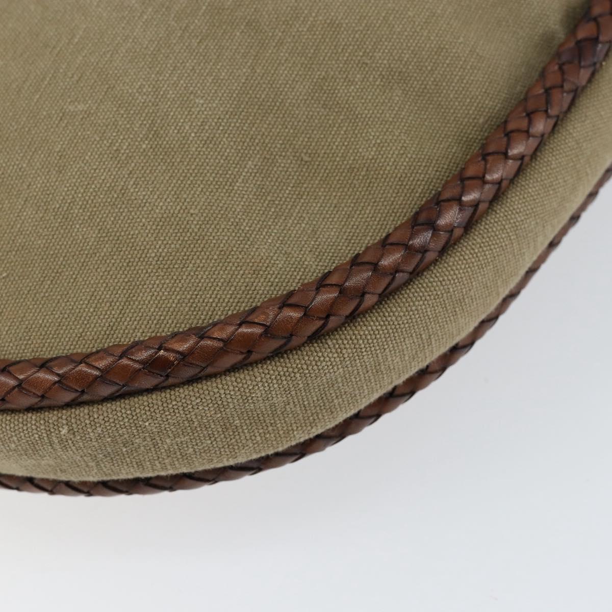 GUCCI Bamboo Hand Bag Canvas Beige 109129 Auth ep12156