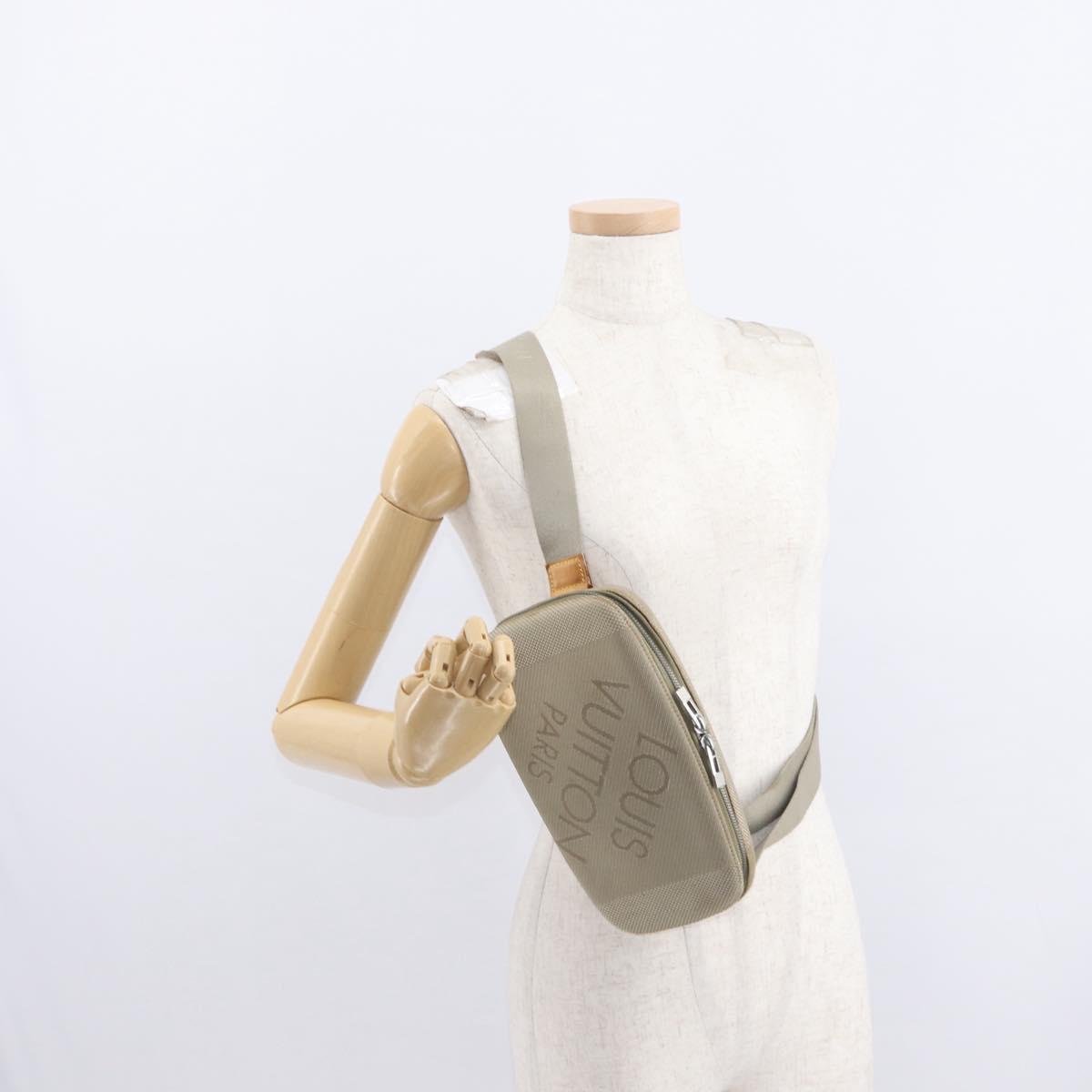 LOUIS VUITTON Damier Geant Mage Shoulder Bag Beige M93501 LV Auth ep12159