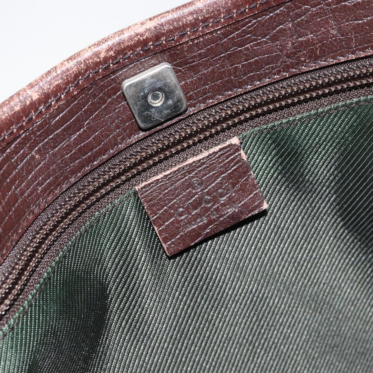 GUCCI GG Supreme Tote Bag PVC Beige Silver 114595 Auth ep12164