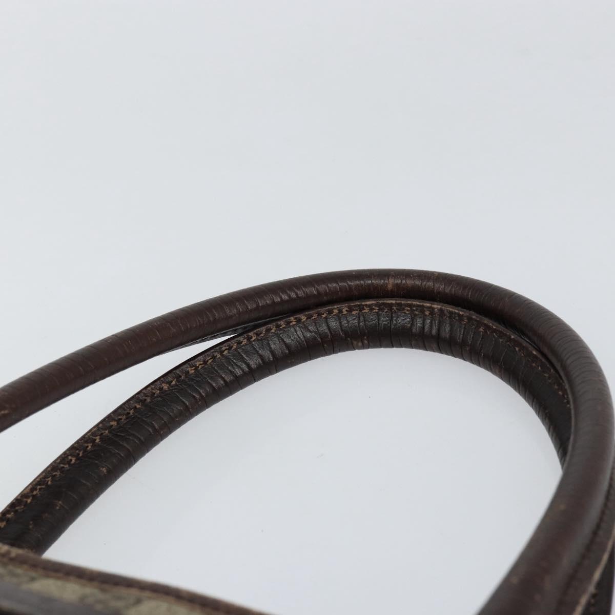 GUCCI GG Supreme Tote Bag PVC Beige Silver 114595 Auth ep12164