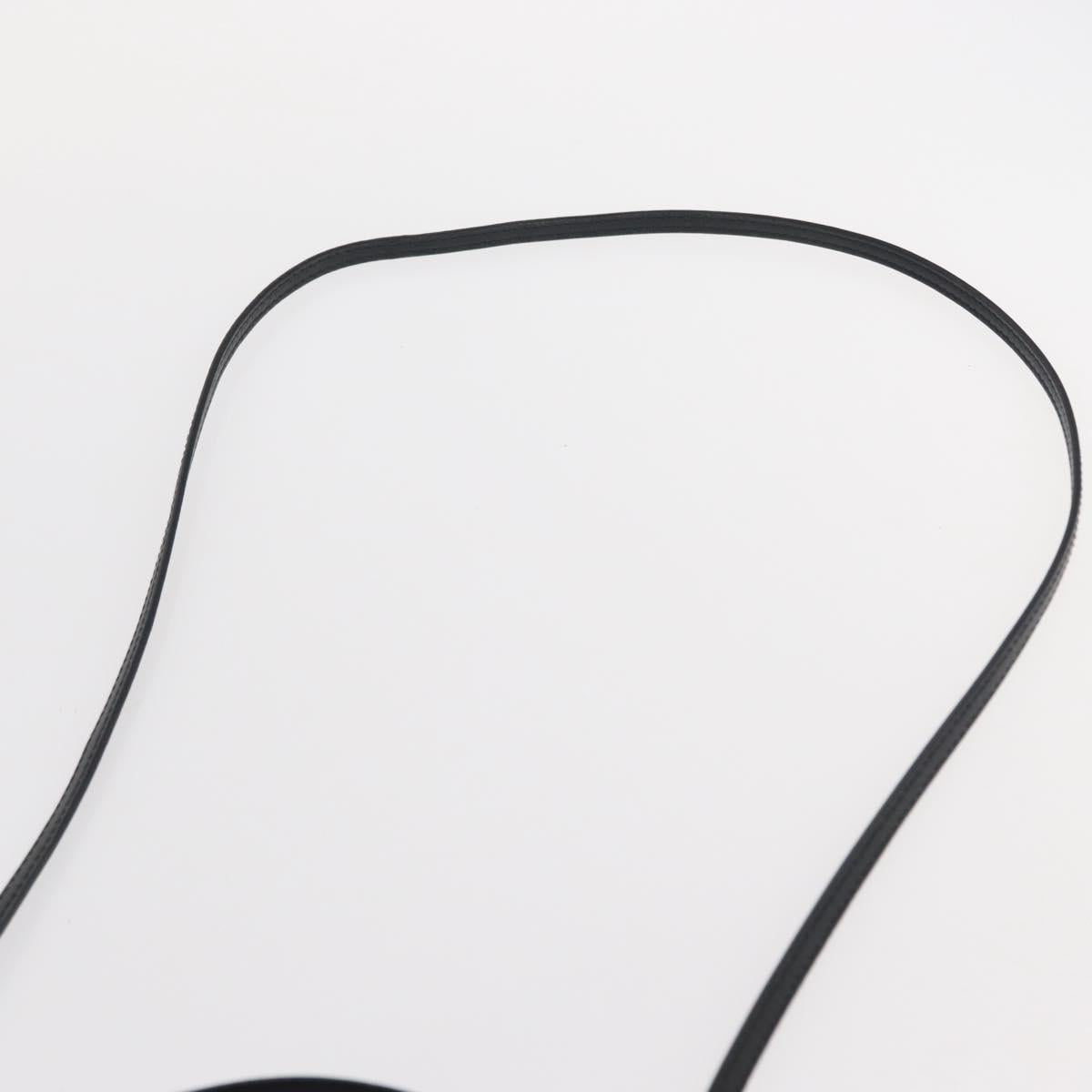 BALENCIAGA Navy Cabas XS Hand Bag Leather 2way White Silver 390346 Auth ep12167