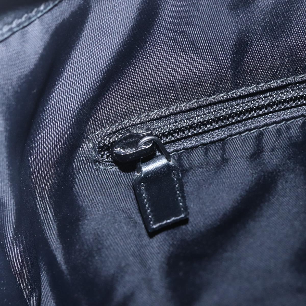 GUCCI GG Supreme Hand Bag PVC Black 322072 Auth ep12169