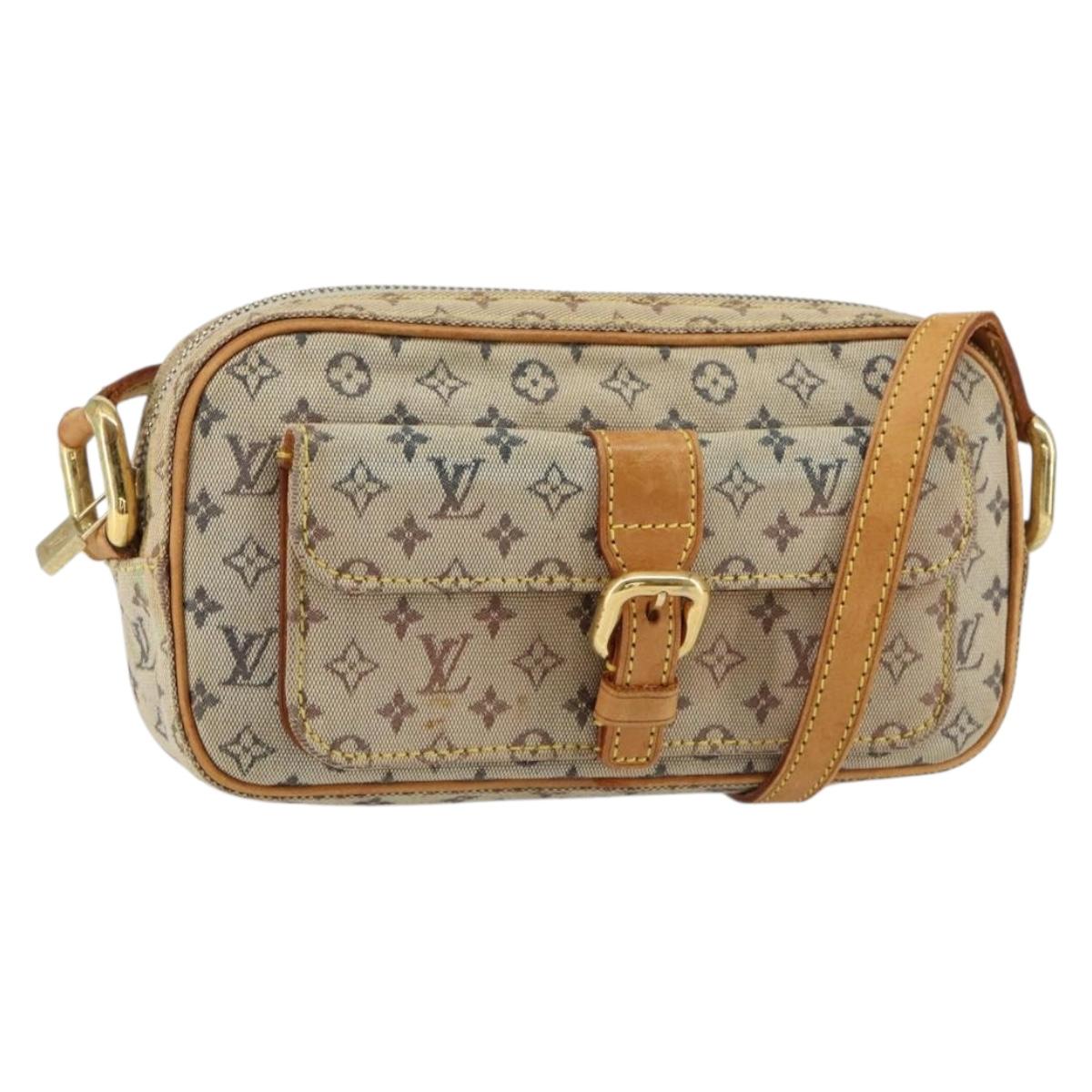 LOUIS VUITTON Monogram Mini Juliet MM Shoulder Bag Blue M92004 LV Auth ep12176