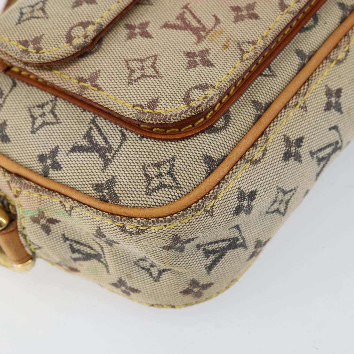 LOUIS VUITTON Monogram Mini Juliet MM Shoulder Bag Blue M92004 LV Auth ep12176