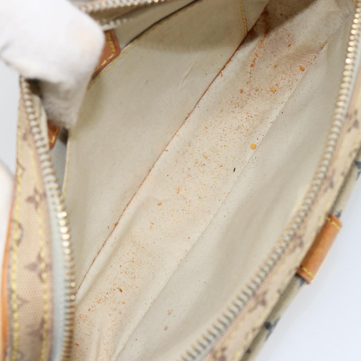 LOUIS VUITTON Monogram Mini Juliet MM Shoulder Bag Blue M92004 LV Auth ep12176