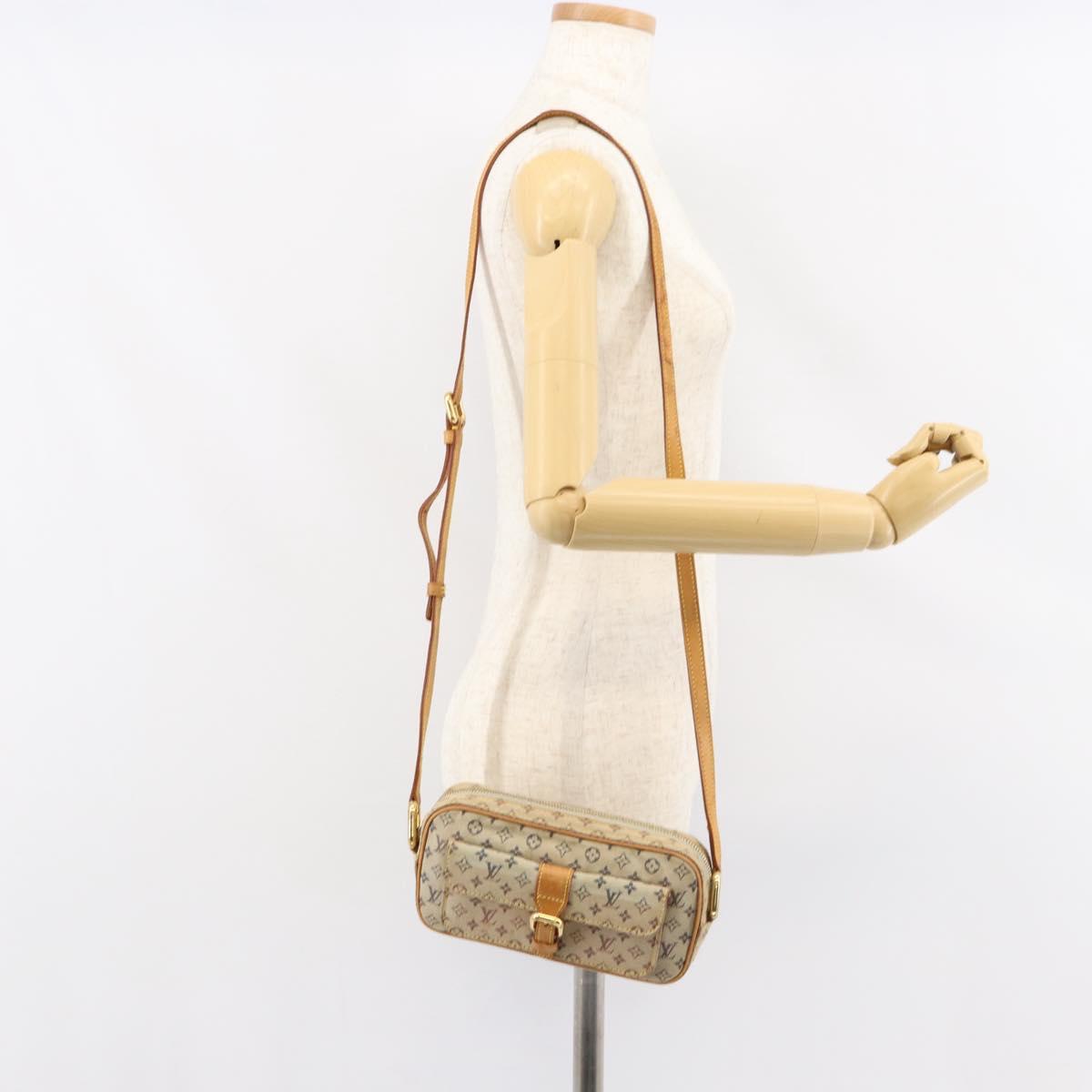 LOUIS VUITTON Monogram Mini Juliet MM Shoulder Bag Blue M92004 LV Auth ep12176