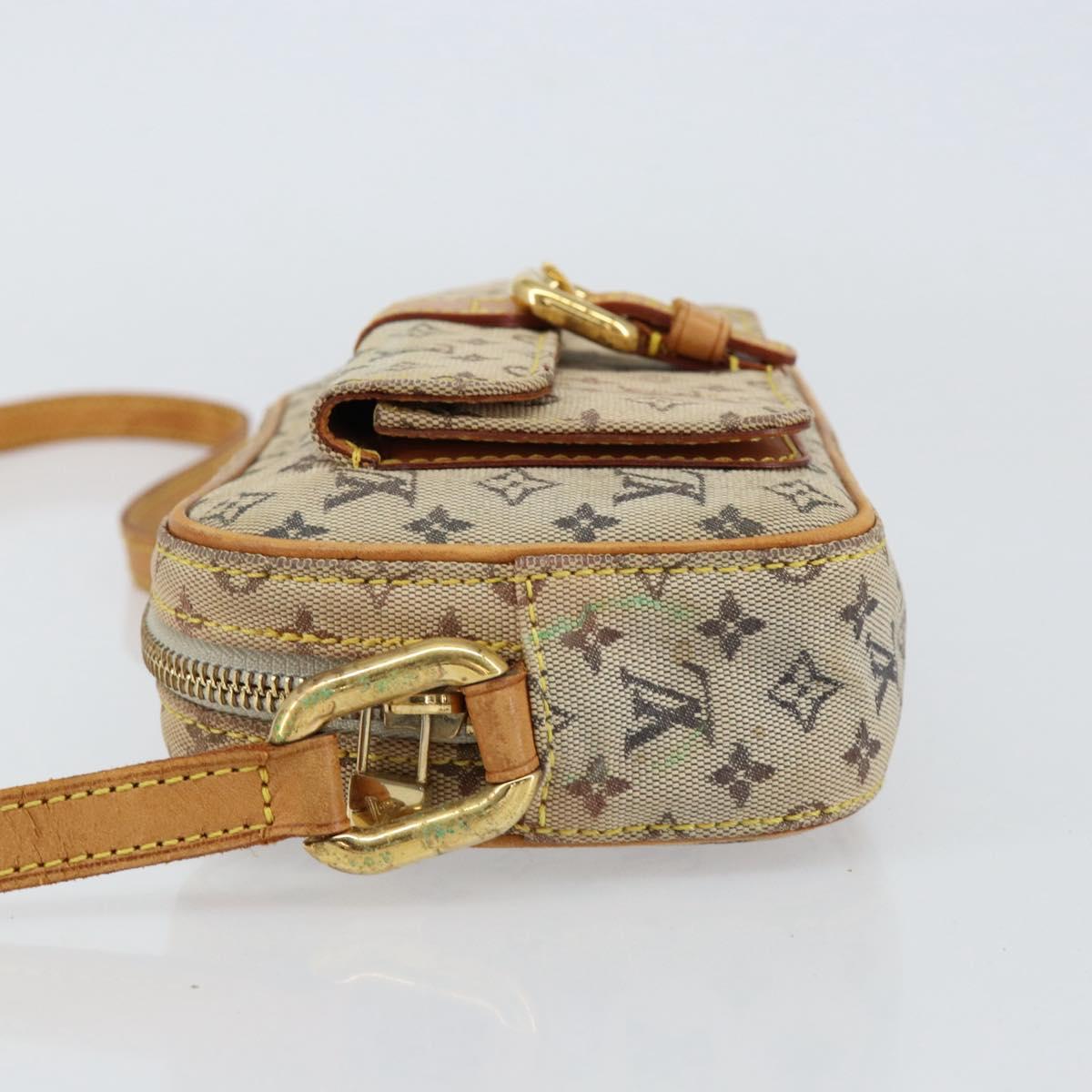 LOUIS VUITTON Monogram Mini Juliet MM Shoulder Bag Blue M92004 LV Auth ep12176