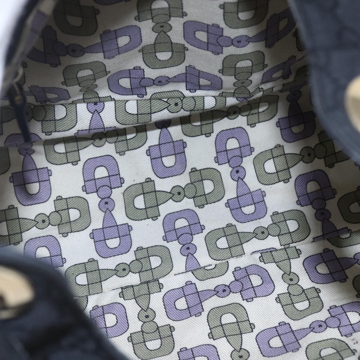 GUCCI GG Canvas Shoulder Bag Outlet Black Gold 257268 Auth ep12181