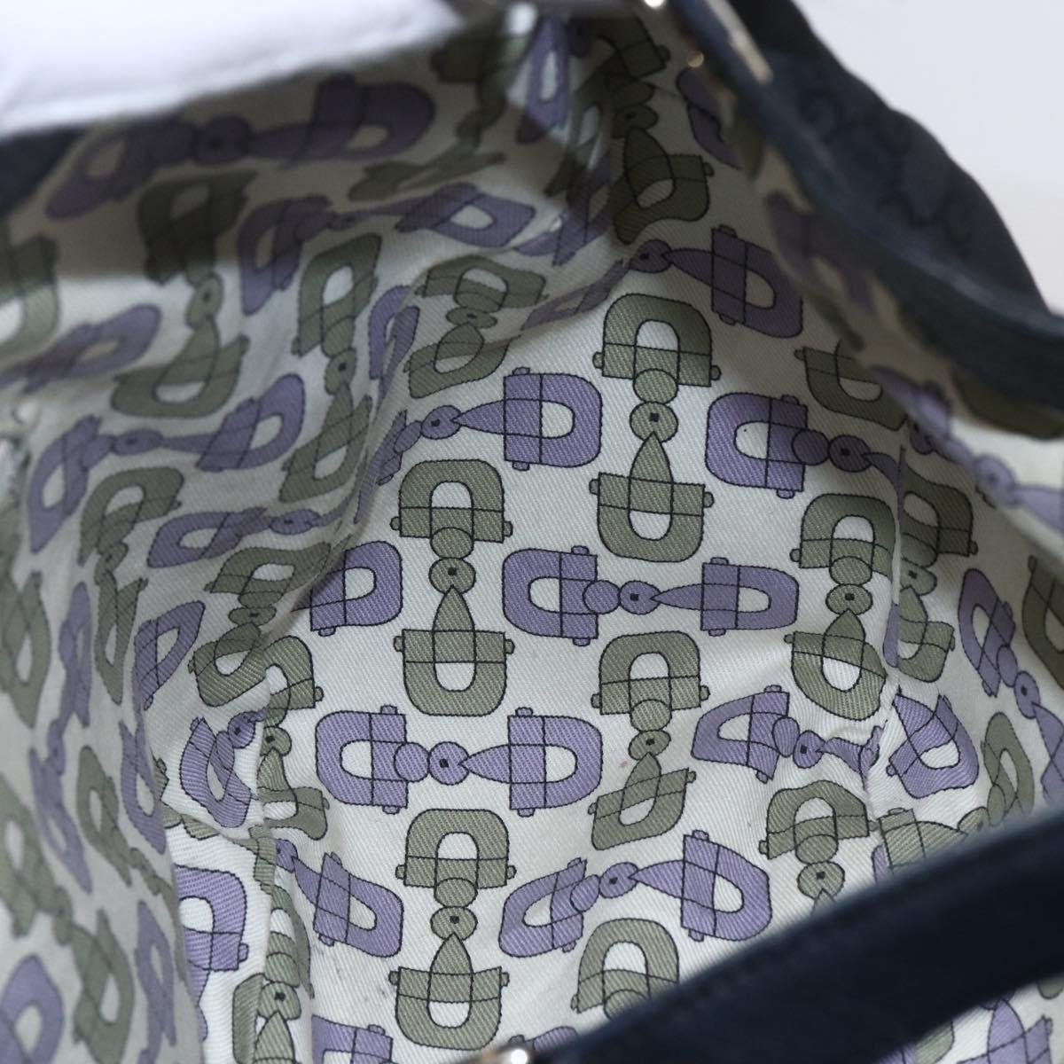 GUCCI GG Canvas Shoulder Bag Outlet Black Gold 257268 Auth ep12181