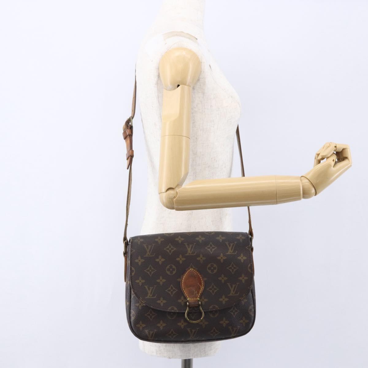 LOUIS VUITTON Monogram Saint Cloud GM Shoulder Bag M51242 LV Auth ep12183