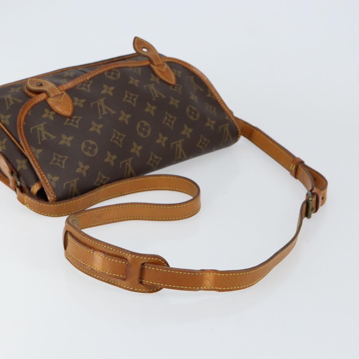 LOUIS VUITTON Monogram Gibeciere MM Shoulder Bag M42247 LV Auth ep12193