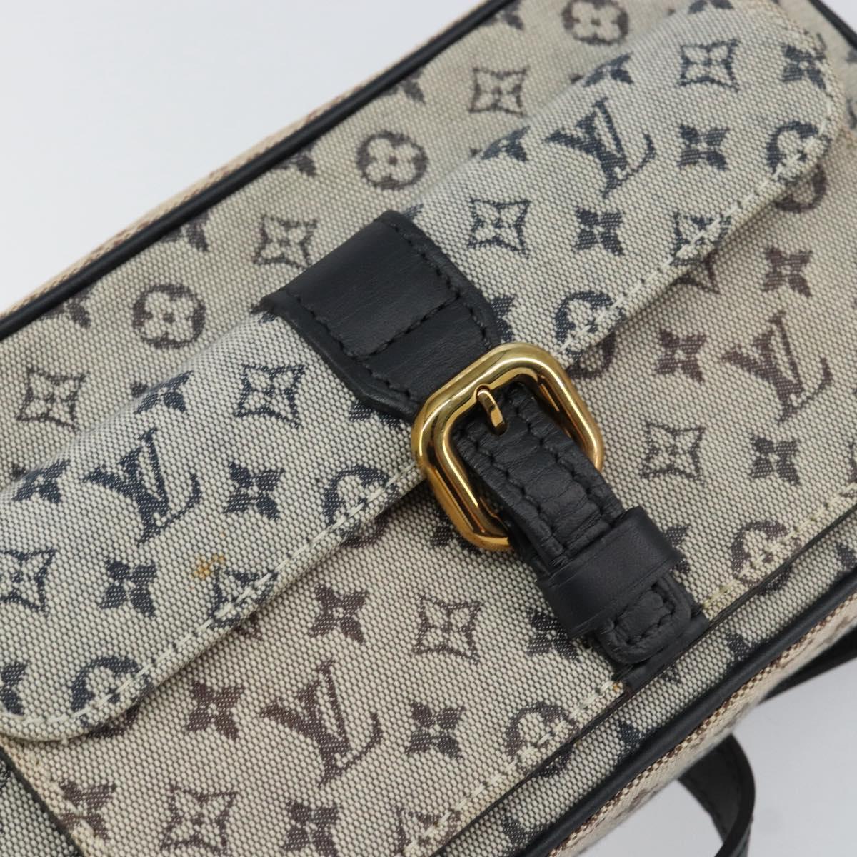 LOUIS VUITTON Monogram Mini Juliet MM Shoulder Bag Blue M92004 LV Auth ep12196