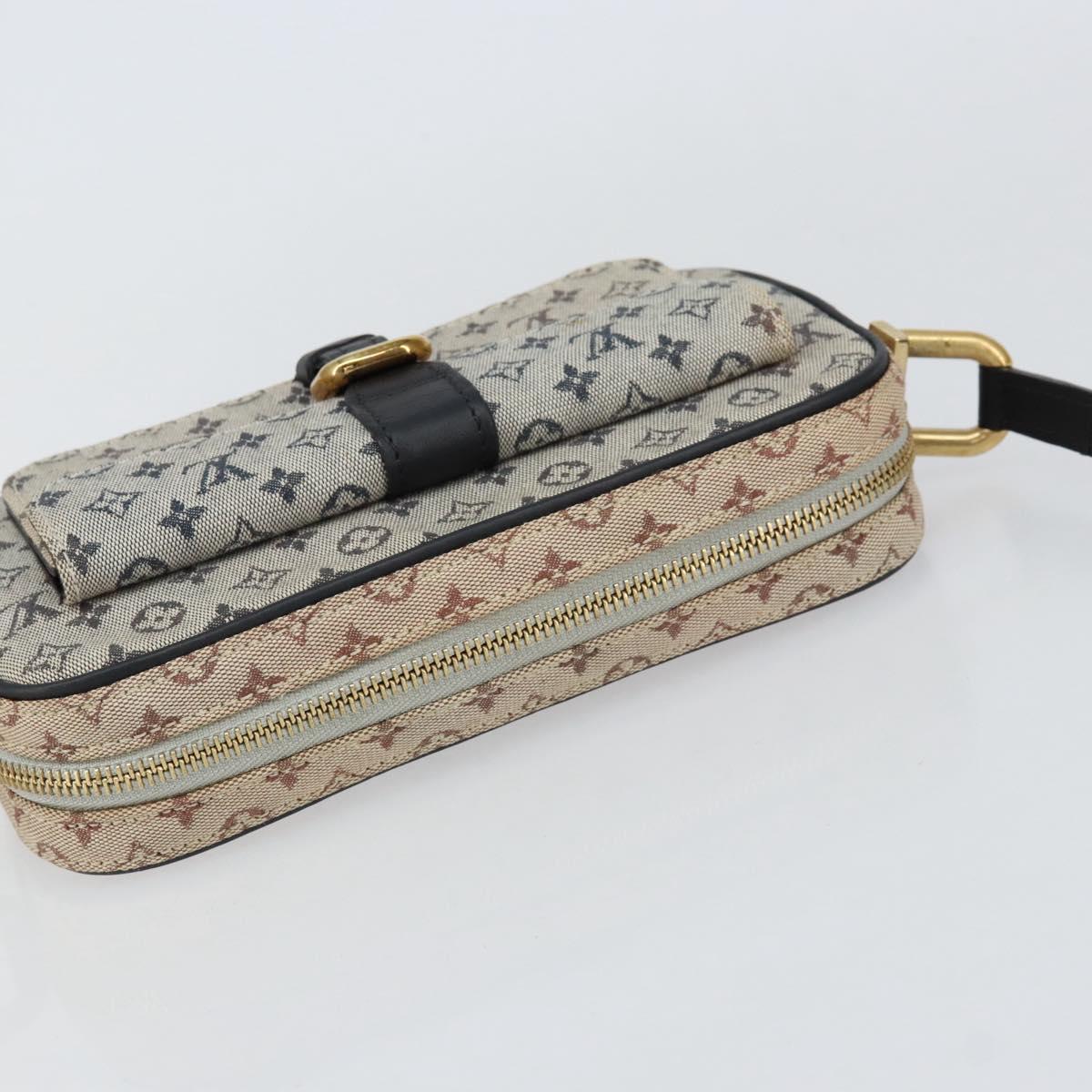 LOUIS VUITTON Monogram Mini Juliet MM Shoulder Bag Blue M92004 LV Auth ep12196