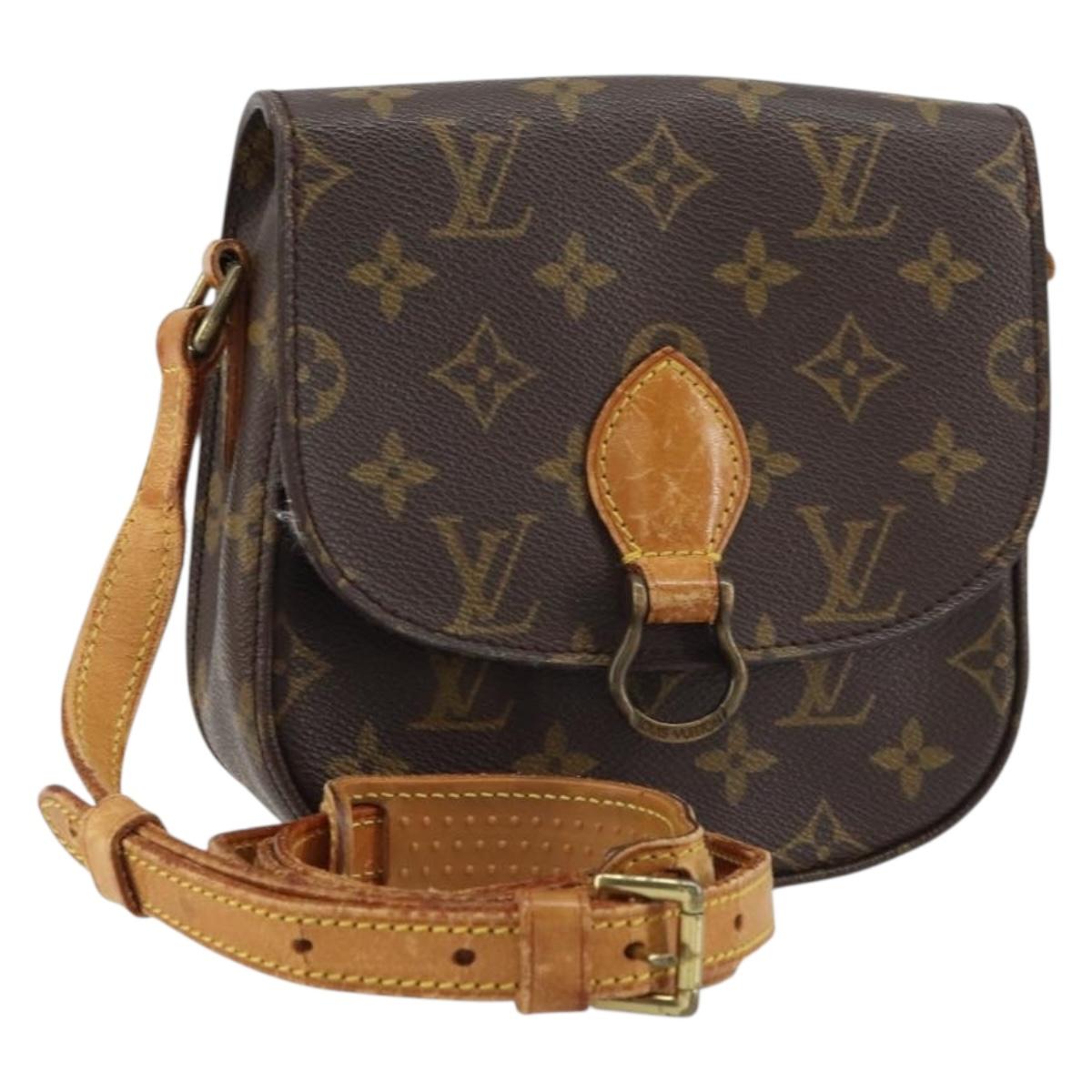 LOUIS VUITTON Monogram Saint Cloud PM Shoulder Bag M51244 LV Auth ep12207