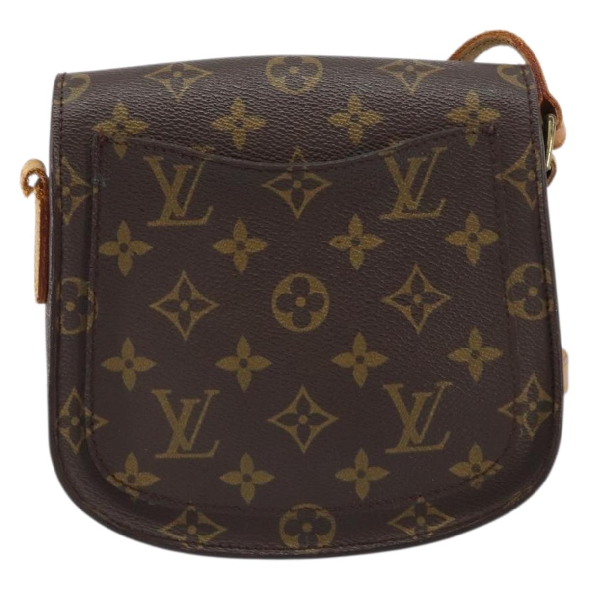LOUIS VUITTON Monogram Saint Cloud PM Shoulder Bag M51244 LV Auth ep12207