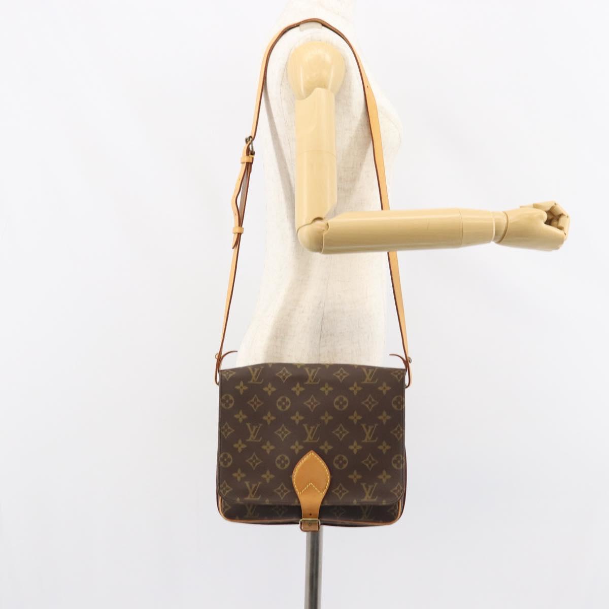 LOUIS VUITTON Monogram Cartouchiere GM Shoulder Bag M51252 LV Auth ep12210