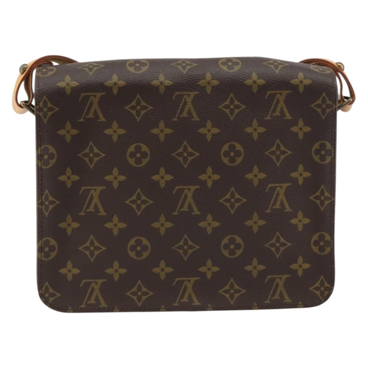 LOUIS VUITTON Monogram Cartouchiere GM Shoulder Bag M51252 LV Auth ep12210