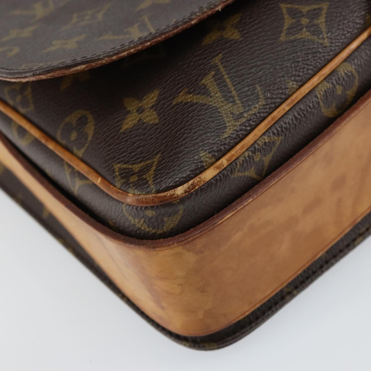 LOUIS VUITTON Monogram Cartouchiere GM Shoulder Bag M51252 LV Auth ep12222