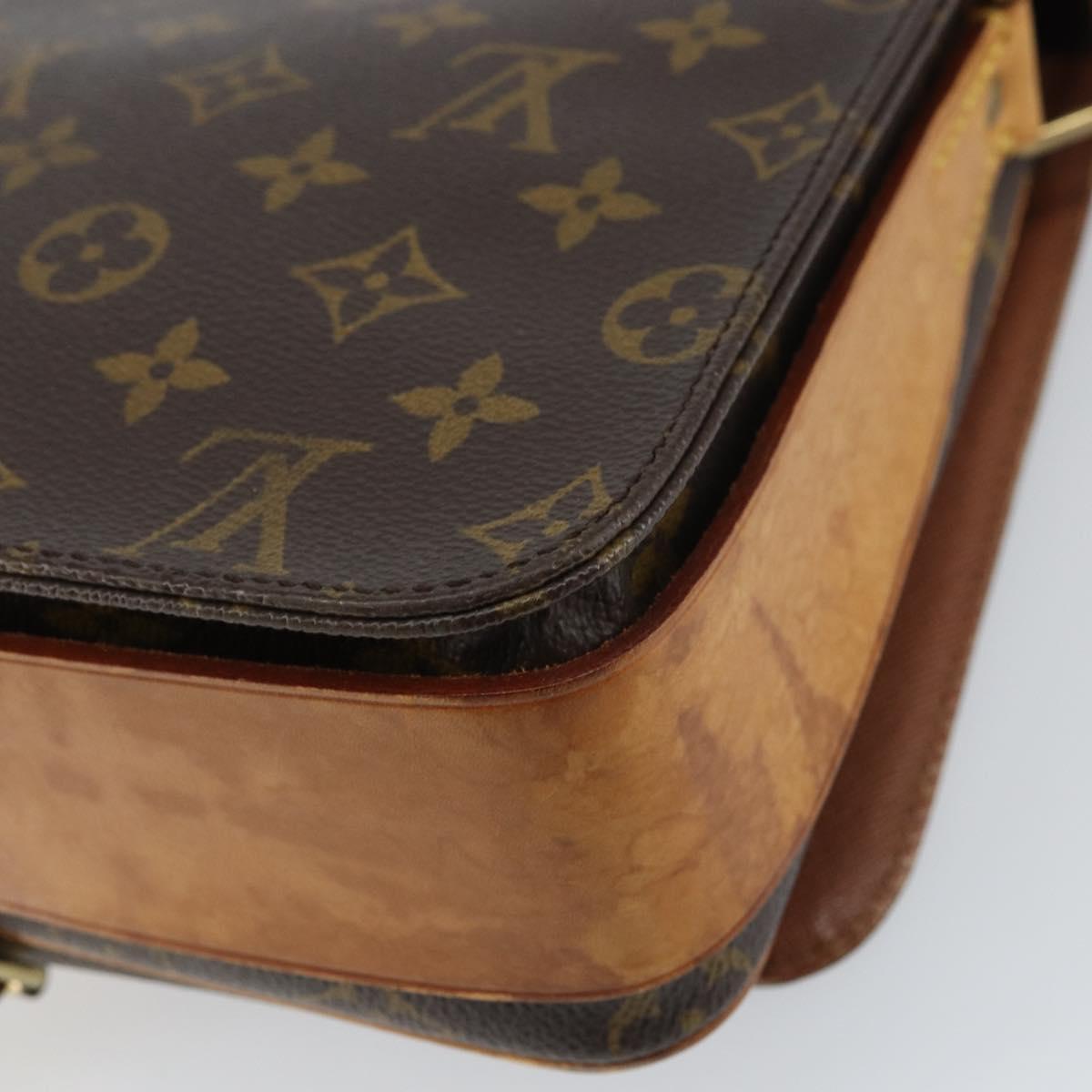 LOUIS VUITTON Monogram Cartouchiere GM Shoulder Bag M51252 LV Auth ep12222