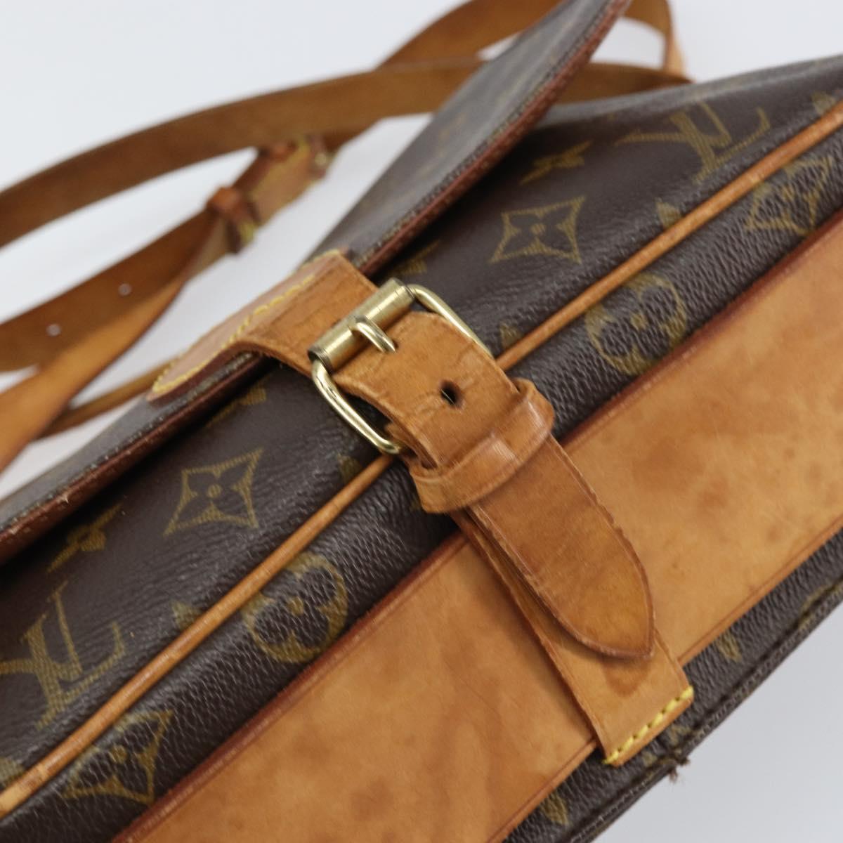 LOUIS VUITTON Monogram Cartouchiere GM Shoulder Bag M51252 LV Auth ep12222