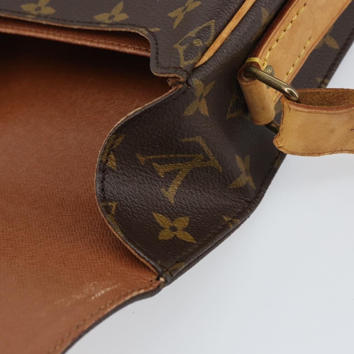 LOUIS VUITTON Monogram Cartouchiere GM Shoulder Bag M51252 LV Auth ep12222