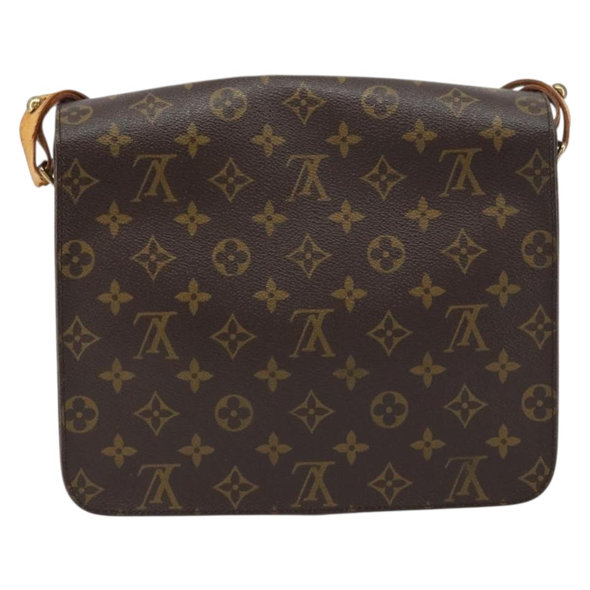 LOUIS VUITTON Monogram Cartouchiere GM Shoulder Bag M51252 LV Auth ep12222