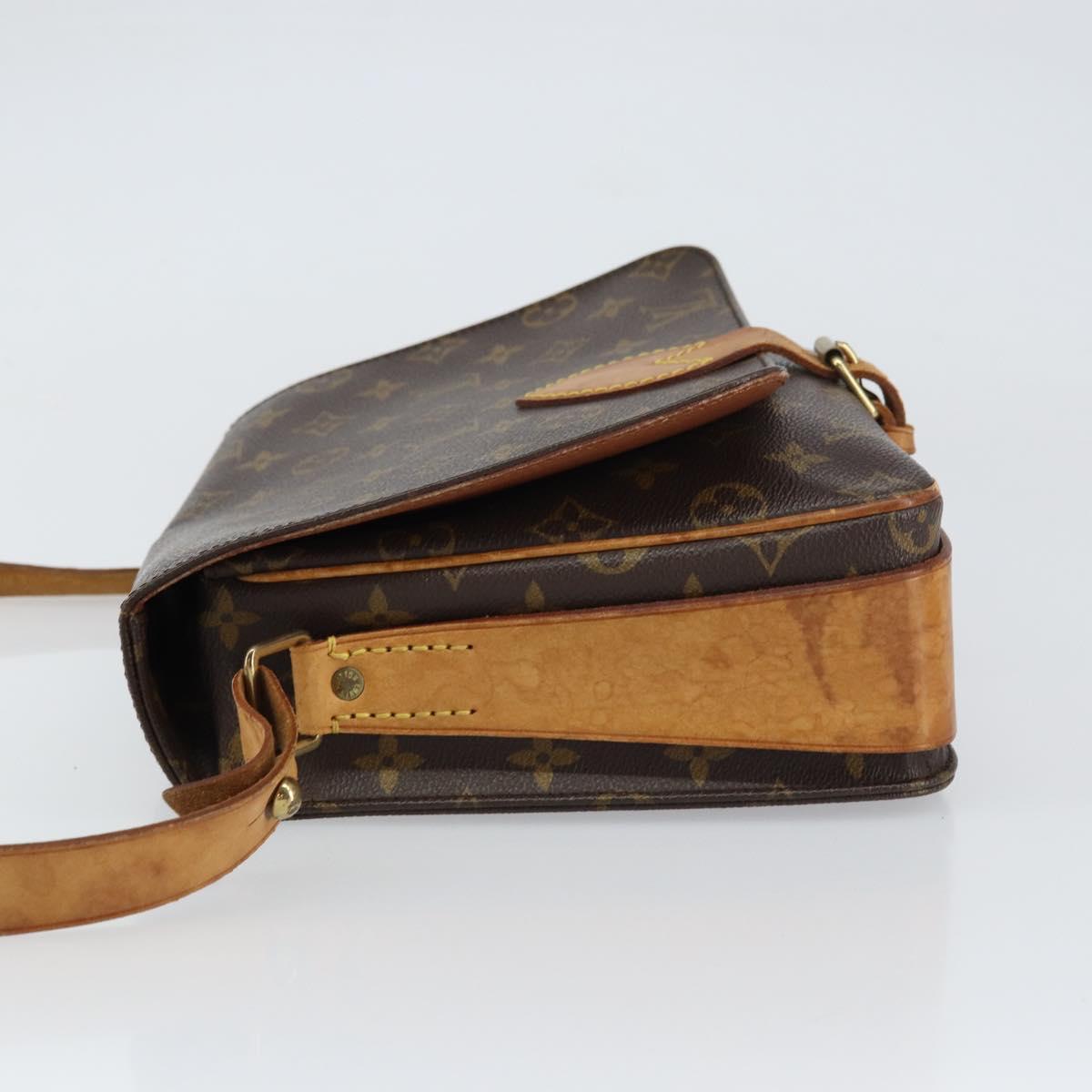 LOUIS VUITTON Monogram Cartouchiere GM Shoulder Bag M51252 LV Auth ep12222