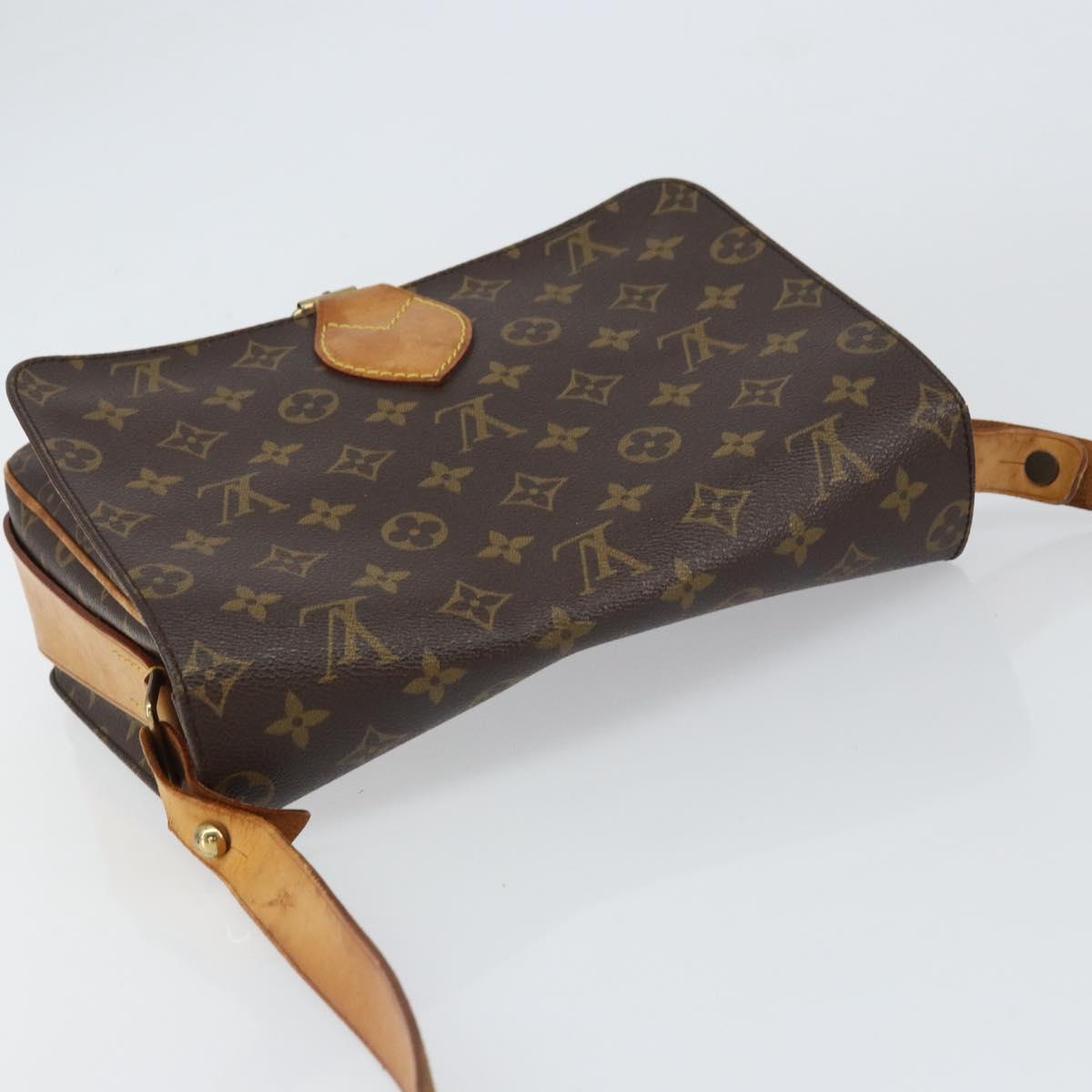 LOUIS VUITTON Monogram Cartouchiere GM Shoulder Bag M51252 LV Auth ep12222