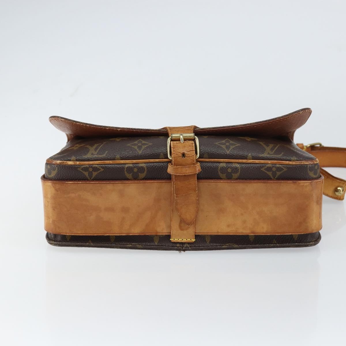 LOUIS VUITTON Monogram Cartouchiere GM Shoulder Bag M51252 LV Auth ep12222