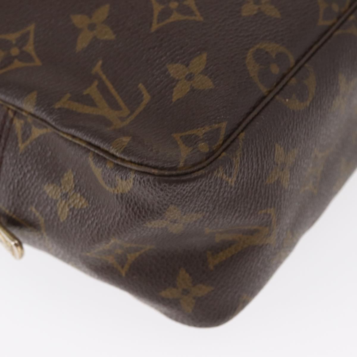 LOUIS VUITTON Monogram Trousse Toilette 28 Clutch Bag M47522 LV Auth ep12226