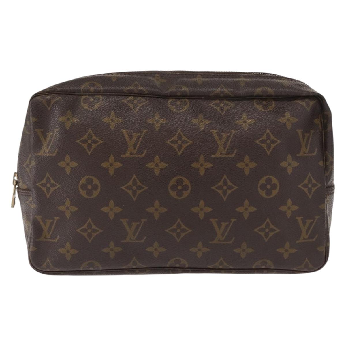 LOUIS VUITTON Monogram Trousse Toilette 28 Clutch Bag M47522 LV Auth ep12226
