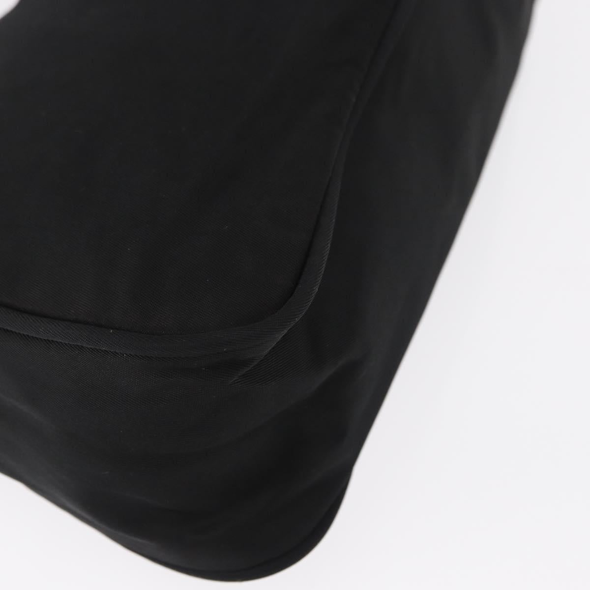 PRADA Hand Bag Nylon Black Auth ep12246