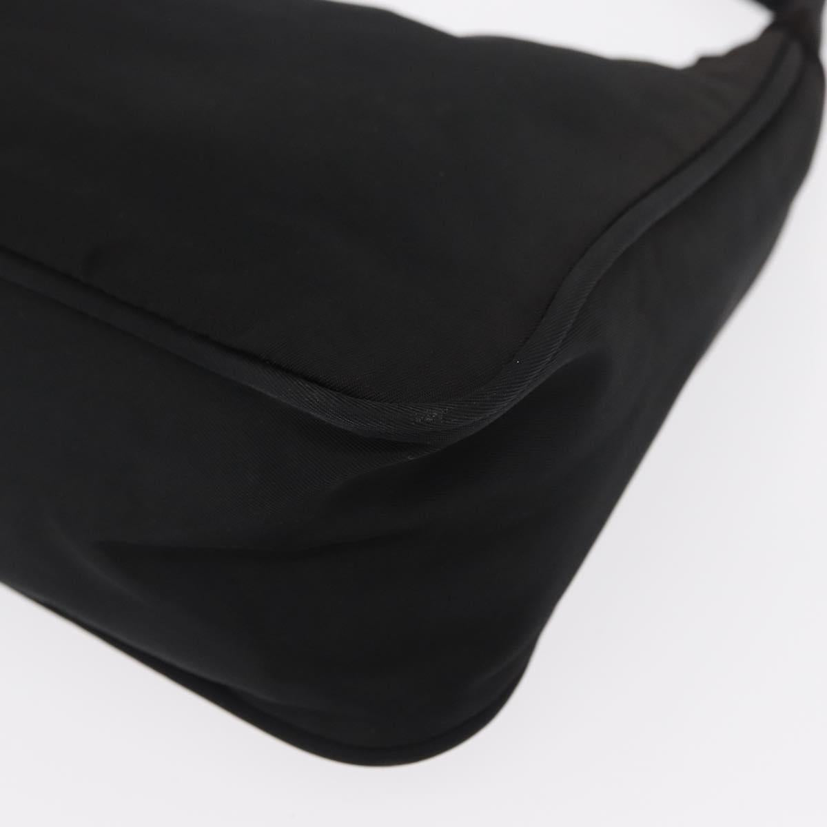 PRADA Hand Bag Nylon Black Auth ep12246