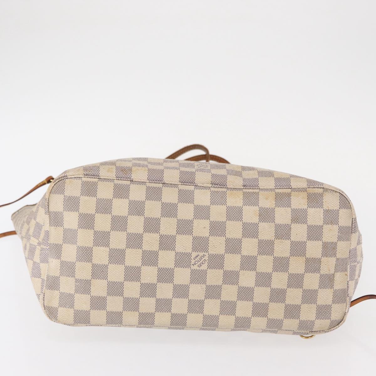 LOUIS VUITTON Damier Azur Neverfull MM Tote Bag N41605 LV Auth ep12251