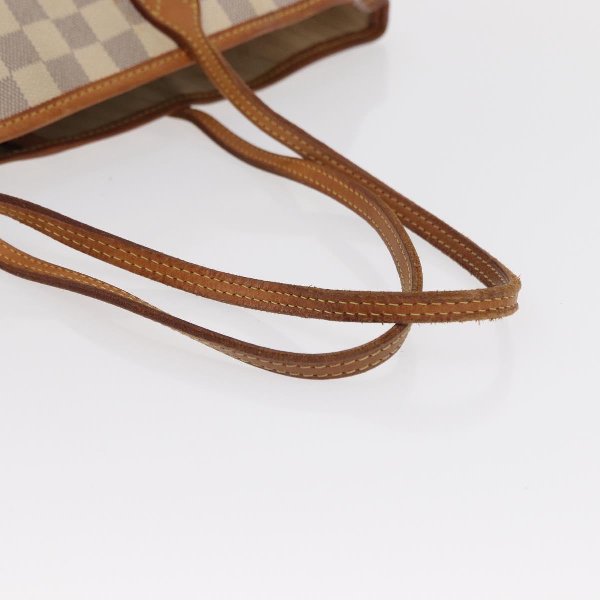 LOUIS VUITTON Damier Azur Neverfull MM Tote Bag N41605 LV Auth ep12251