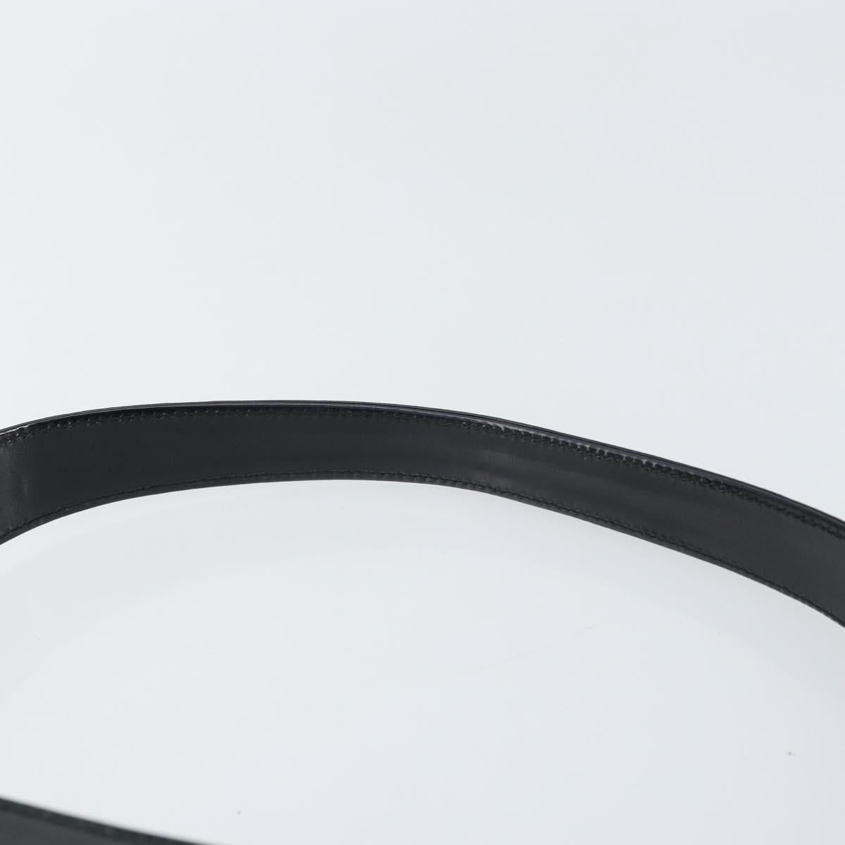 GUCCI Shoulder Bag Enamel Black 000 0506 Auth ep12258
