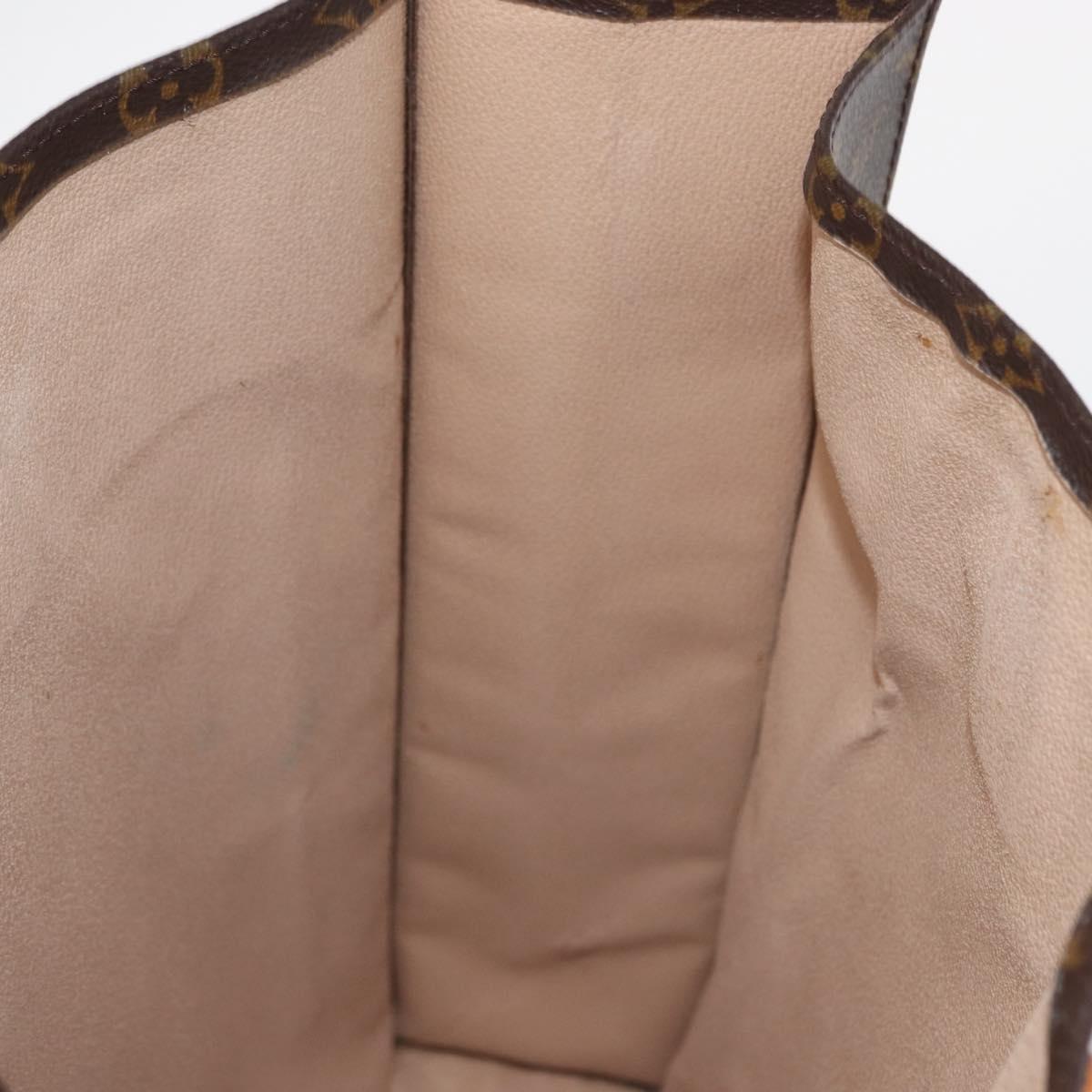 LOUIS VUITTON Monogram Sac Plat Hand Bag M51140 LV Auth ep12281