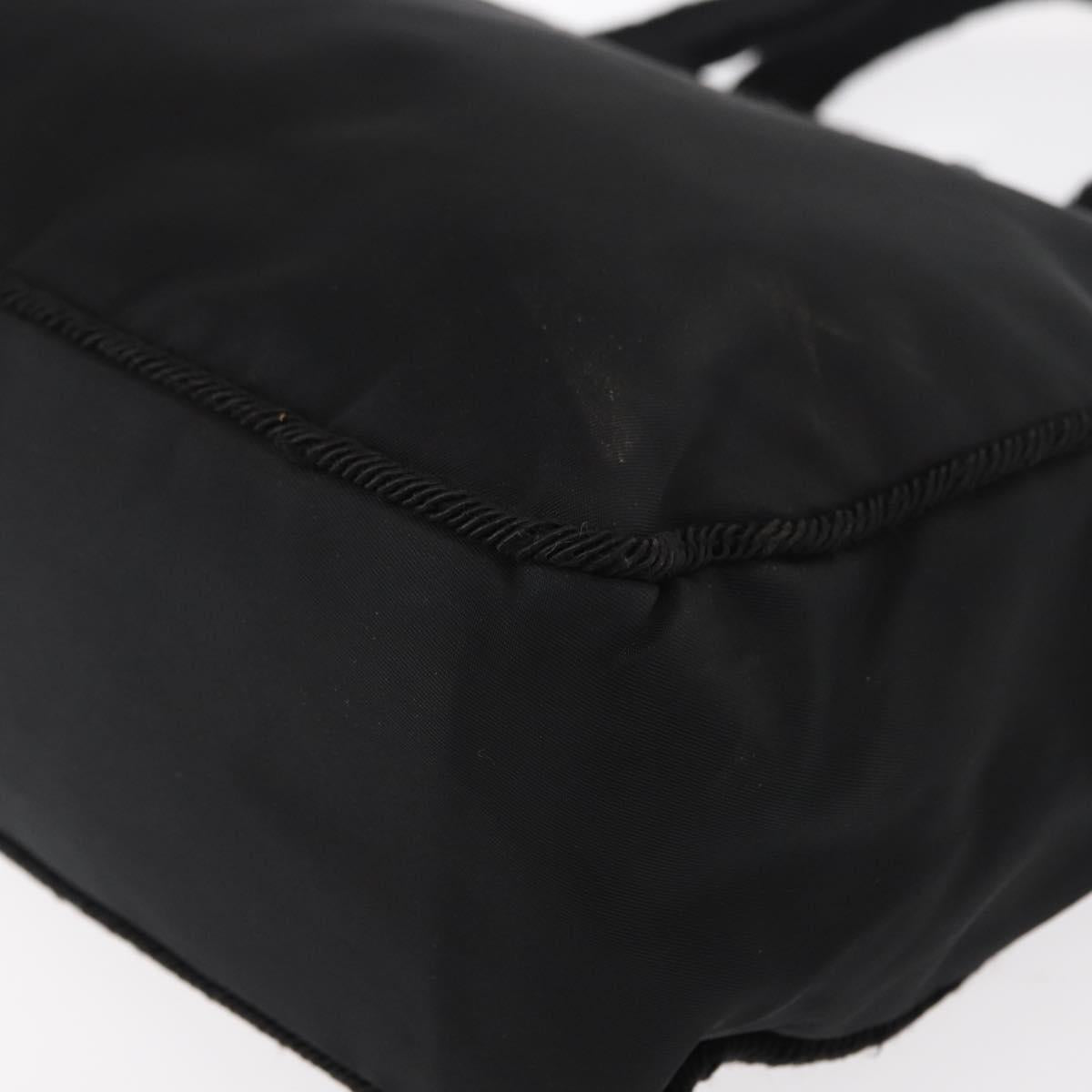 PRADA Hand Bag Nylon Black Auth ep12285
