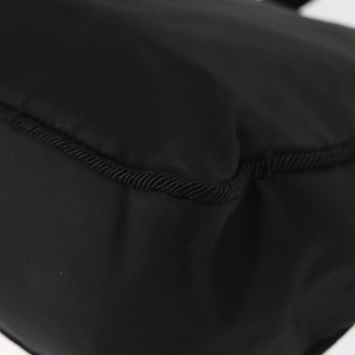 PRADA Hand Bag Nylon Black Auth ep12285