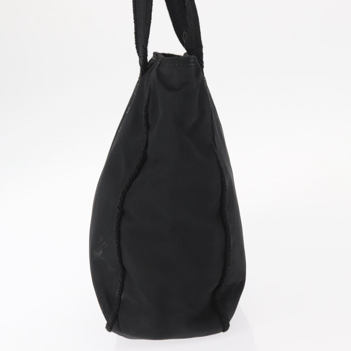 PRADA Hand Bag Nylon Black Auth ep12285