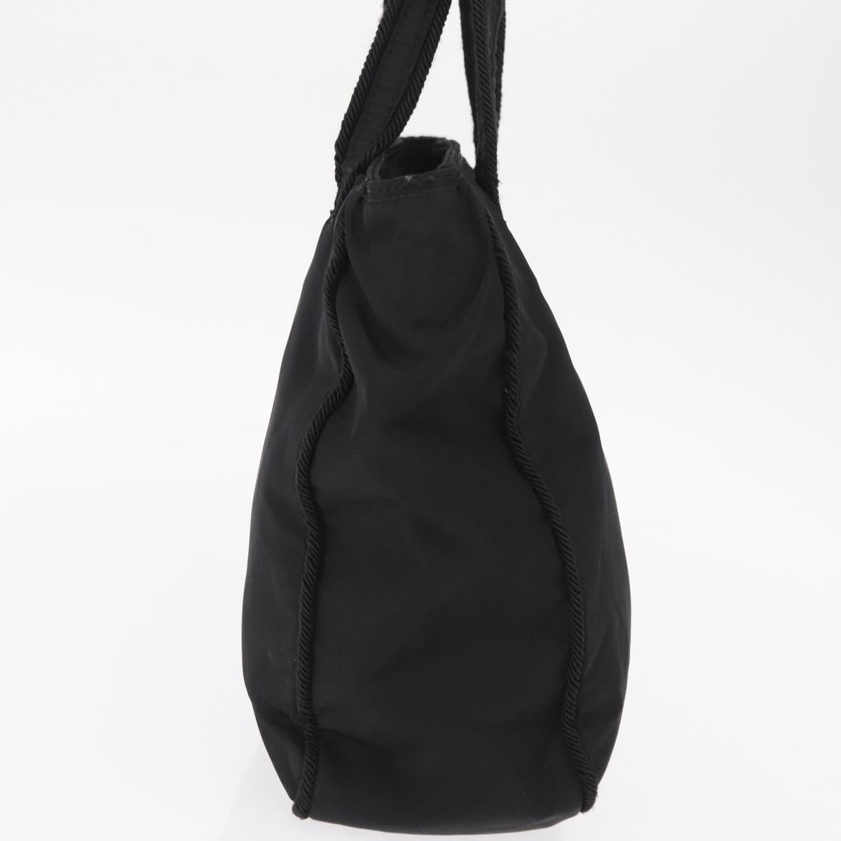 PRADA Hand Bag Nylon Black Auth ep12285