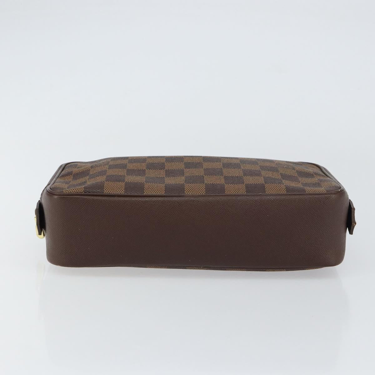 LOUIS VUITTON Damier Ebene Trousse Toilette 25 Clutch Bag N47624 LV Auth ep12294A