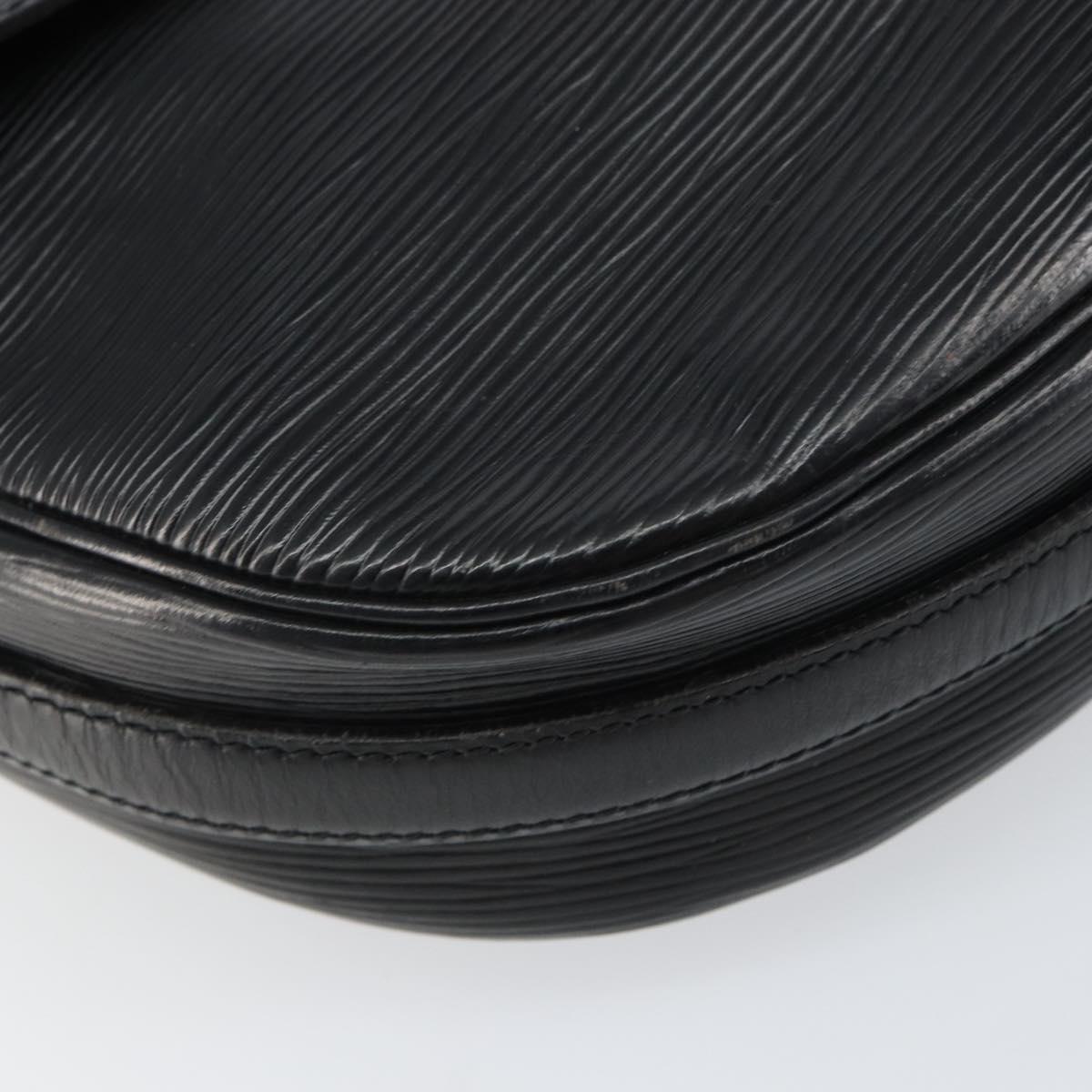LOUIS VUITTON Epi Jeune Fille MM Shoulder Bag Black M52152 LV Auth ep12297
