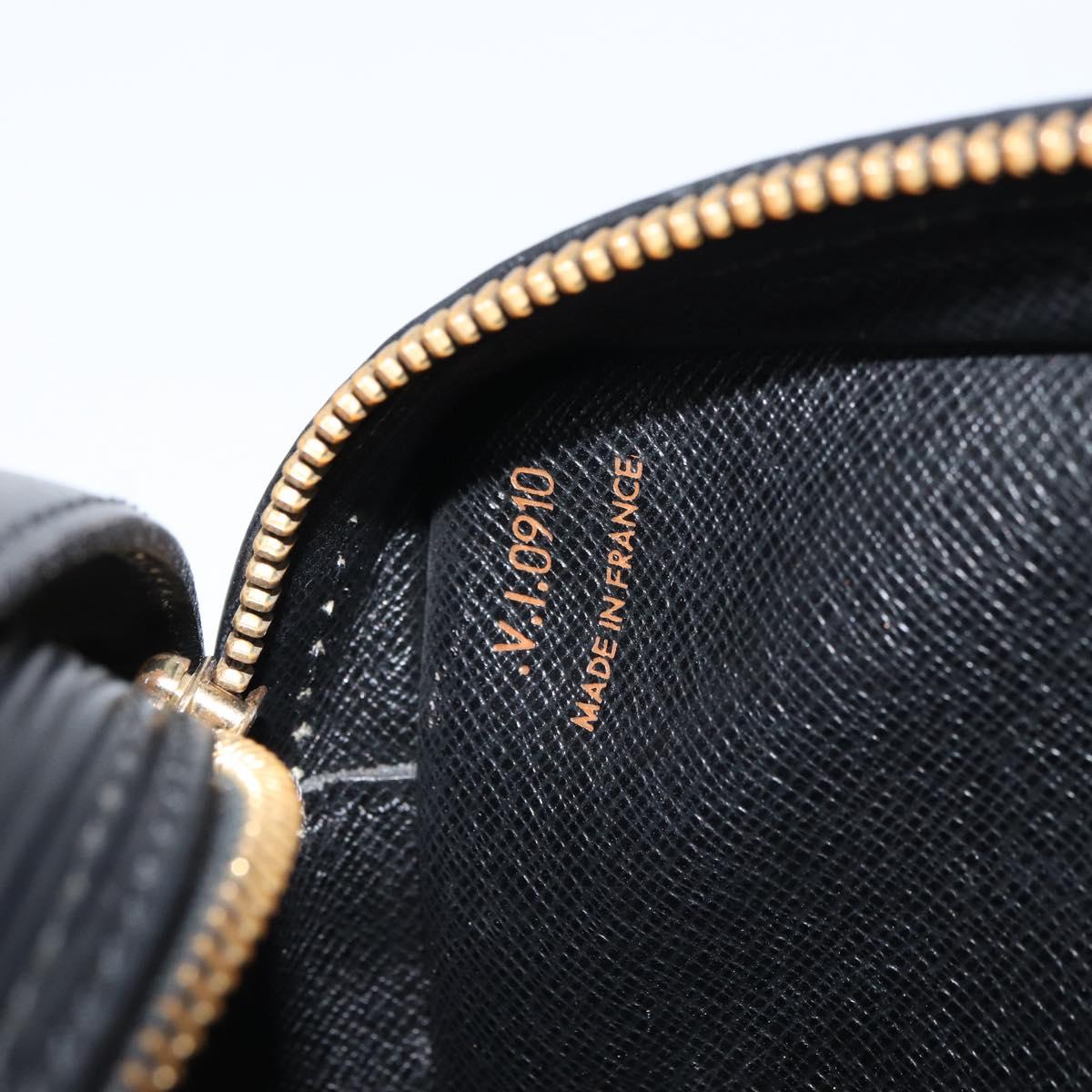 LOUIS VUITTON Epi Jeune Fille MM Shoulder Bag Black M52152 LV Auth ep12297