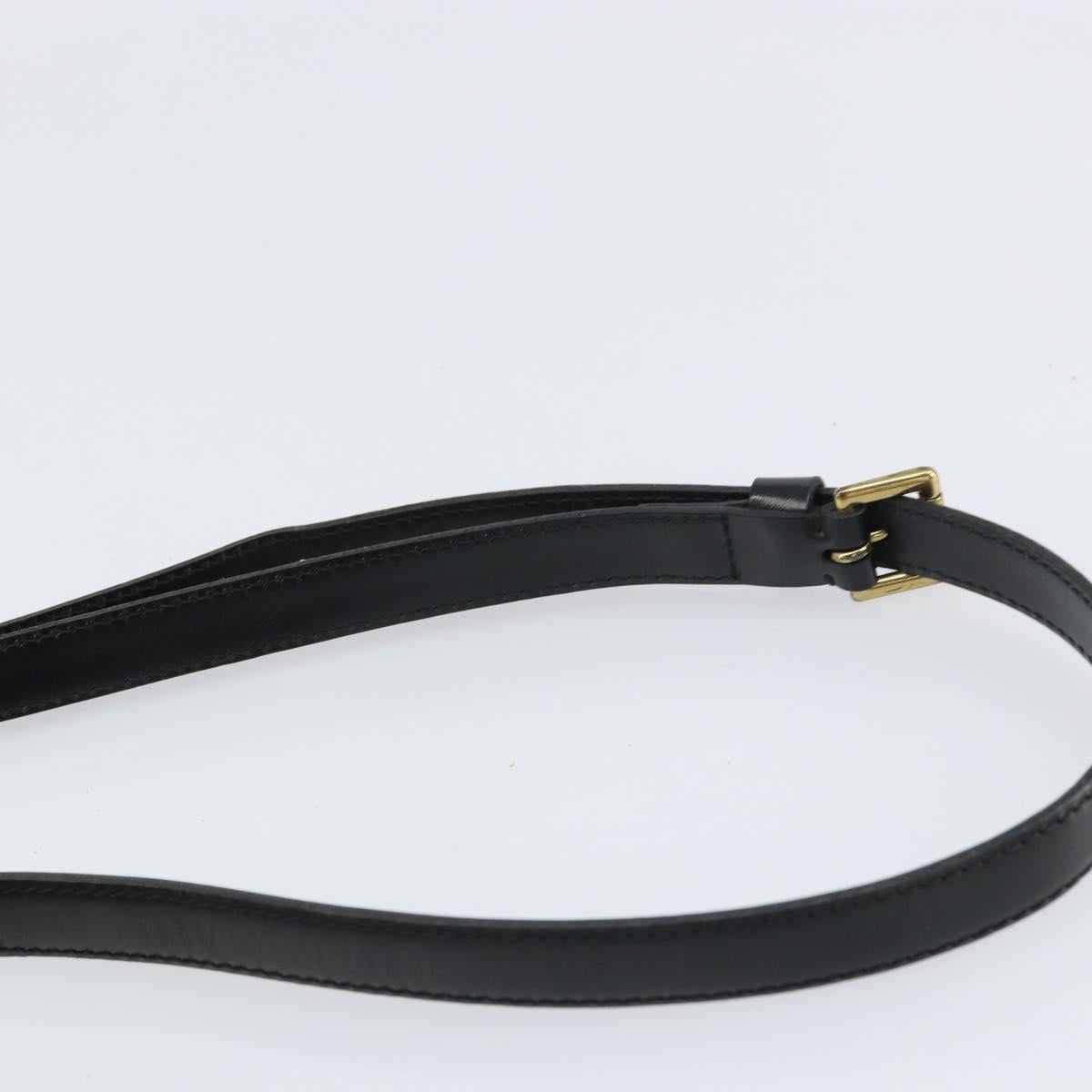 LOUIS VUITTON Epi Jeune Fille MM Shoulder Bag Black M52152 LV Auth ep12297