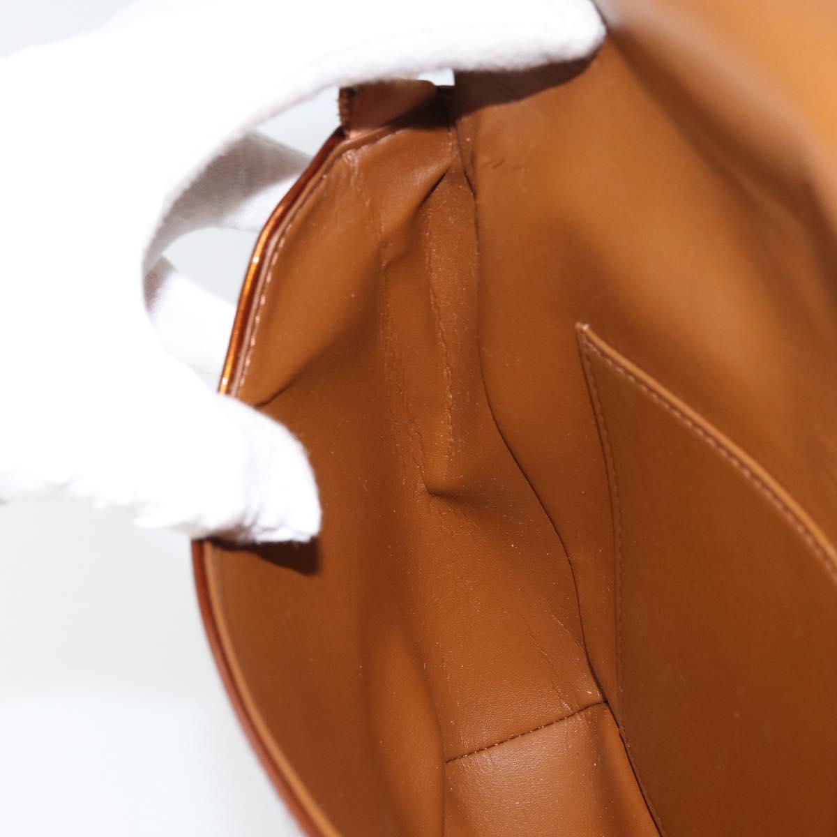 LOUIS VUITTON Monogram Vernis Thompson Street Bag Bronze M91124 LV Auth ep12298