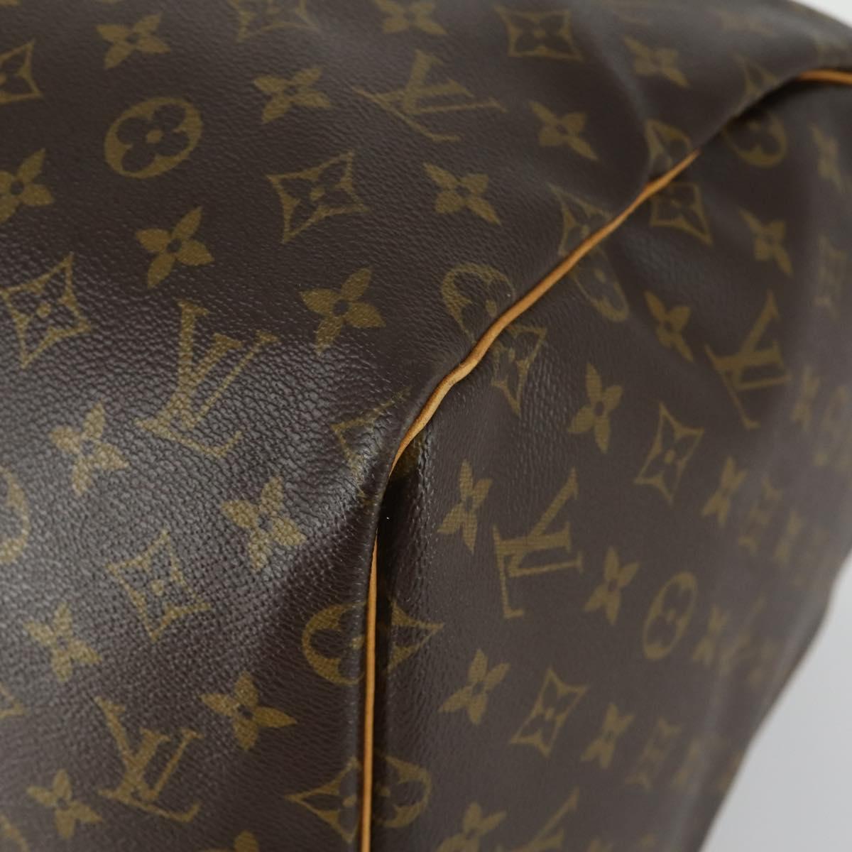 LOUIS VUITTON Monogram Keepall 55 Boston Bag M41424 LV Auth ep12315