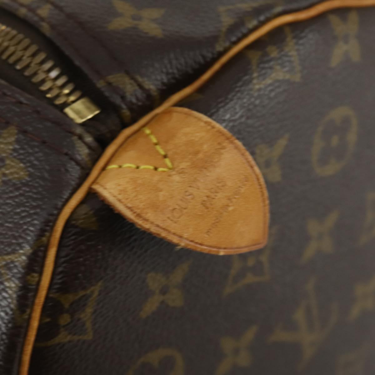 LOUIS VUITTON Monogram Keepall 55 Boston Bag M41424 LV Auth ep12315